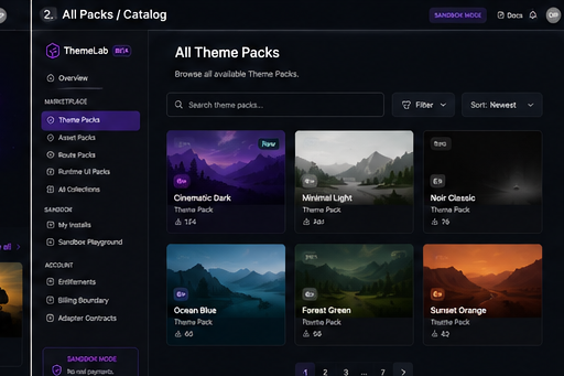 ThemeLab Marketplace Flow Board panel 2