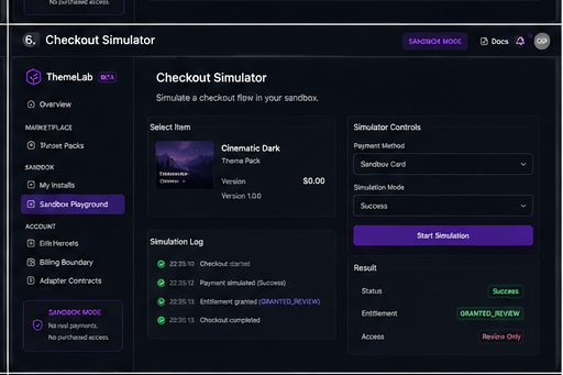 ThemeLab Marketplace Flow Board panel 6