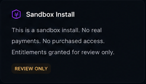 Vaigyaaniq Dark Sandbox Install extracted from Vaigyaaniq Detail Dark